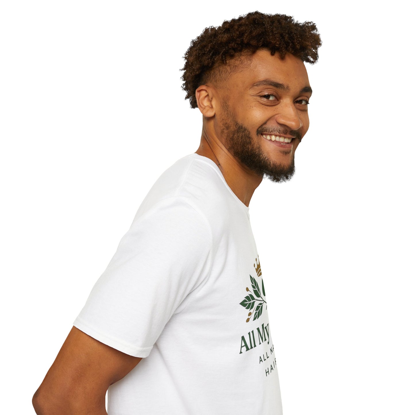 Natural Hair Care T-Shirt - All My Hair Oil, Gift for Naturalistas, Funny Hair Enthusiast Tee, Unisex Casual Wear, Hair Care Lovers Shirt
